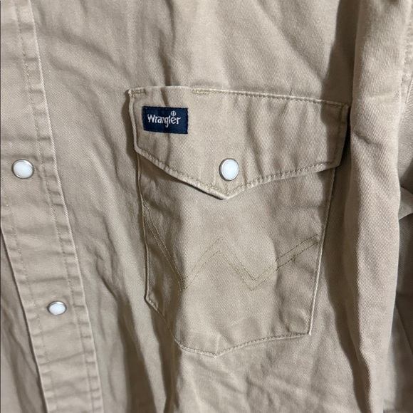 Wrangler Men's Beige Shirt Jacket - Picture 4 of 6